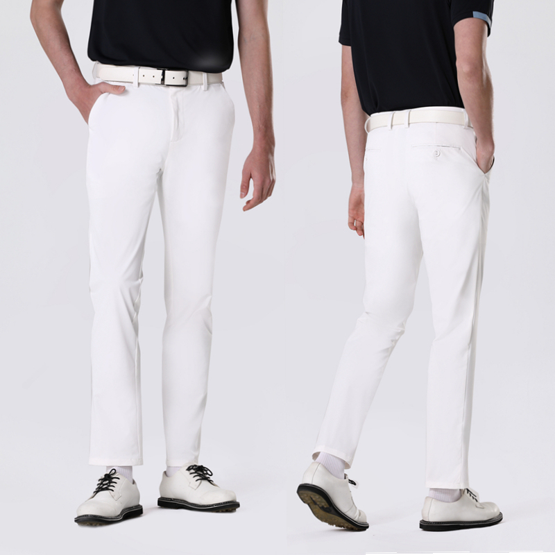 Oc New Men's Golf Pants Summer Long Pants Quick-Drying Cool Feeling Four-Way Stretch Sports Pants Versatile Available in Extra Large Sizes