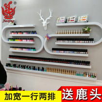 Nail salon display rack nail polish rack wall hanging wall rack U-shaped nail polish rack iron rack rack