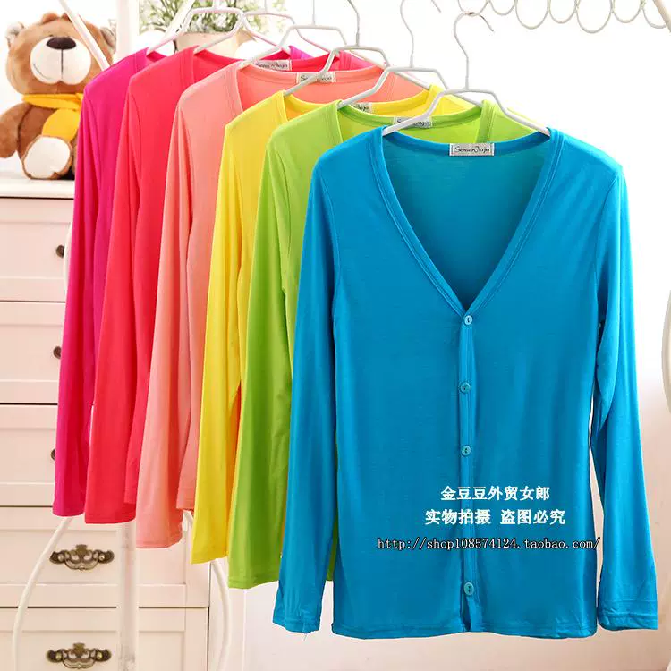 Mùa xuân và mùa hè mới của Hàn Quốc phiên bản của Phương Thức điều hòa không khí cardigan dài tay áo khoác ngắn V-Cổ kem chống nắng quần áo coat khăn choàng