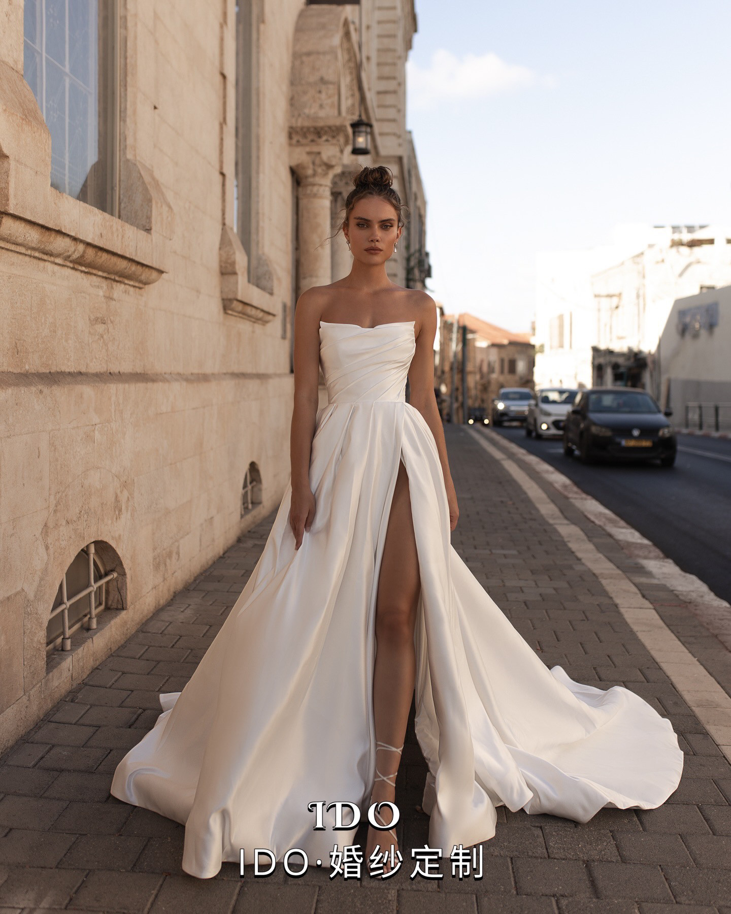 A must-buy for 25 years! julievino french satintube top wedding dress A must-buy for 25 years! julievino french satintube top wedding dress