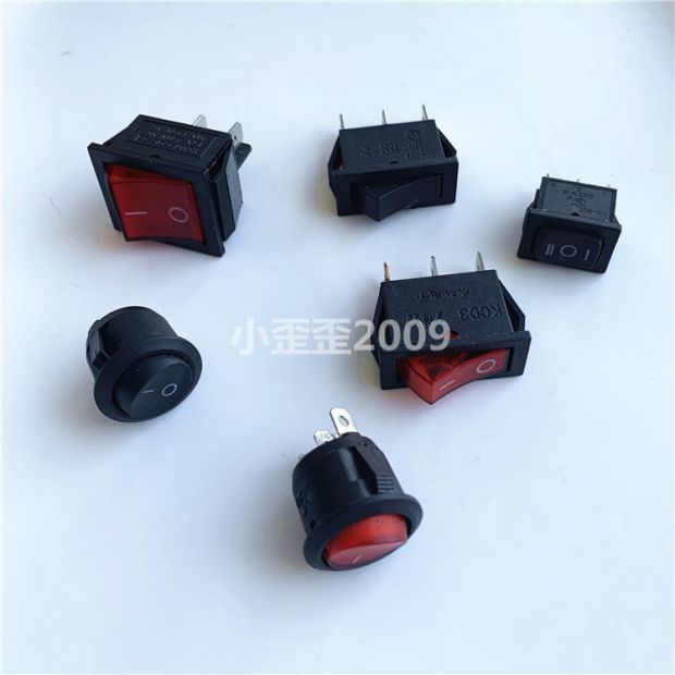 Dòng điện ô tô đã thay đổi để cài đặt 23 rocker tập tin với công tắc điện và âm thanh nhẹ công tắc tròn vuông chổi rửa xe oto 360 độ