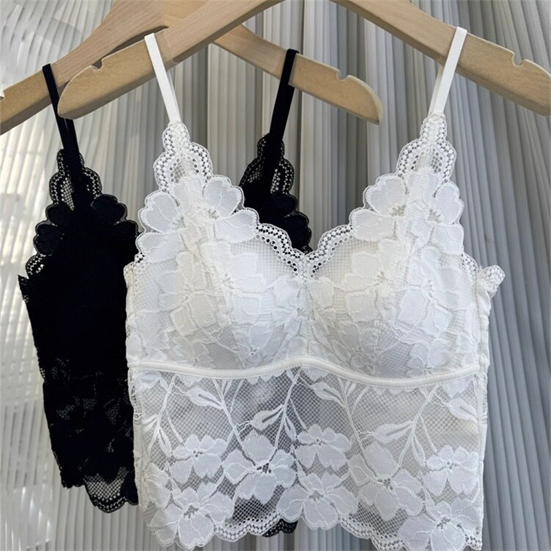 Victoria's Secret French Lace Camisole for Women, Thin Backless Bra for Outerwear