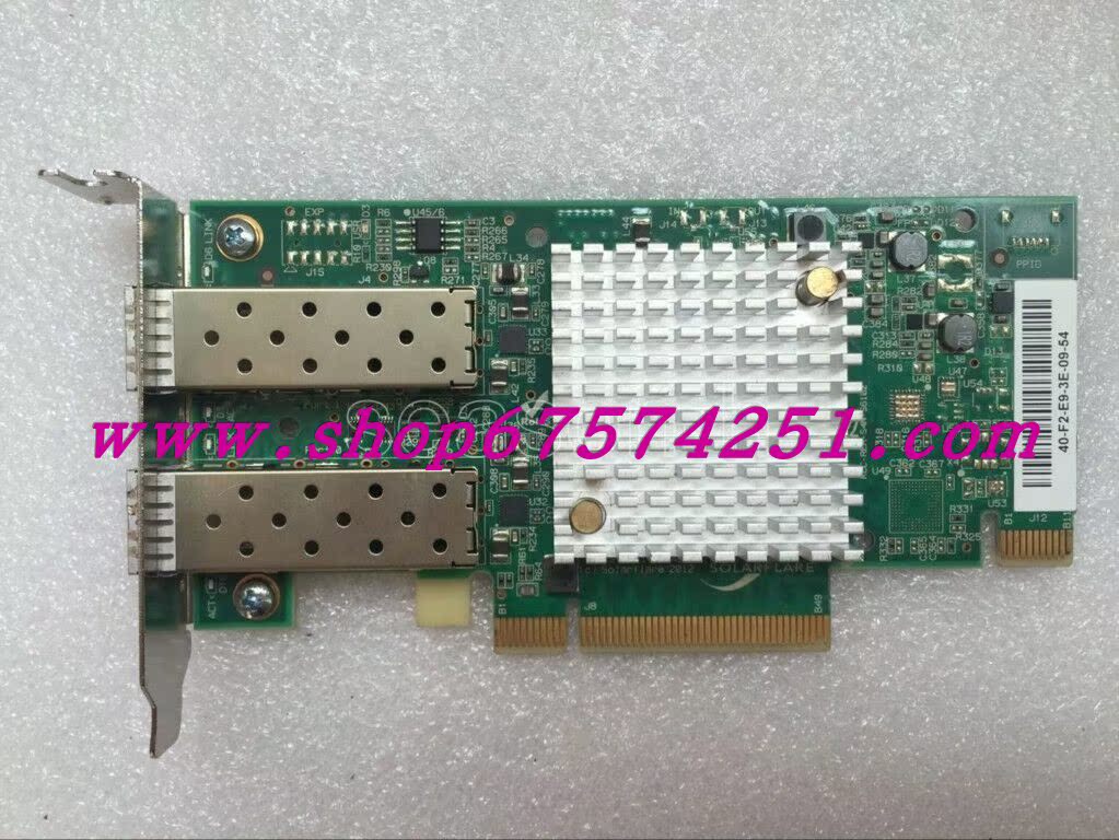 Financial Delay Card Solarflare SFN5162 IBM 00E8230 EC2H 10GB fiber network card-Taobao