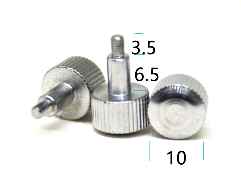 Adjustment of screw power hand wringing screw M2 5 straight grain step cylindrical head manual screw clamping hand screw screw