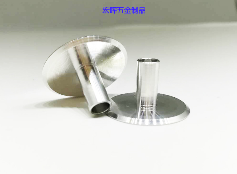 Flat head aluminum rivet Aluminum parts SMT placement machine accessories Aluminum rivet Aluminum hollow large flat head rivet through hole rivet