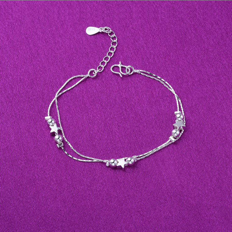 Bracelet de cheville Femme OTHER   en Argenterie - Ref 3102924 Image 2