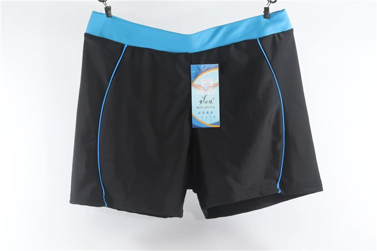 10 quần short nam mùa hè thời trang quần short nam boxer đen - Nam bơi đầm