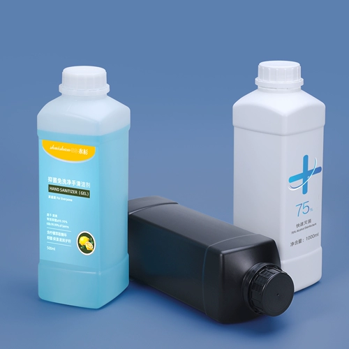 Metasequoia пищевая герметичная пластиковая бутылка квадратная упаковочная бутылка кислота и щелочь устойчивая бутылка с химическим реагентом 500/1000 мл