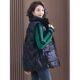 Large size high-end high-end women's 2025 autumn and winter new versatile warm vest vest cotton coat jacket top vest