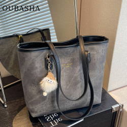 High-End Large-Capacity Bag for Women 2026 New Versatile Light Luxury Niche Shoulder Bag Super Popular Commuter Tote Bag