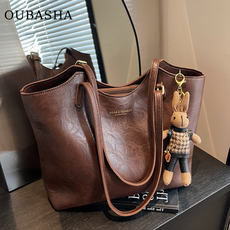 Высококачественная женская сумка большой вместимости, новинка 2025 года, осенне-зимняя легкая роскошная нишевая сумка через плечо super fire commuter tote bag