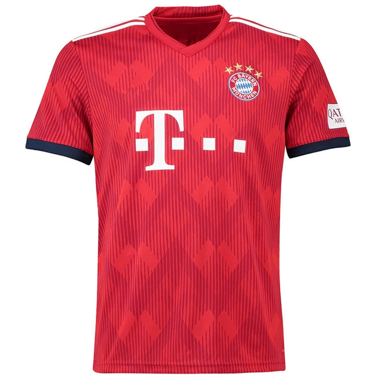 Bayern jersey 16-17-18-19 nhà mới dài tay Bayern Munich đội tuyển bóng đá quần áo trẻ em người lớn