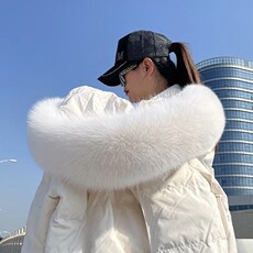 меховой воротник 秋冬防寒保暖狐狸貉子毛毛超大领子高仿水貂衣服羽绒服棉服帽子领