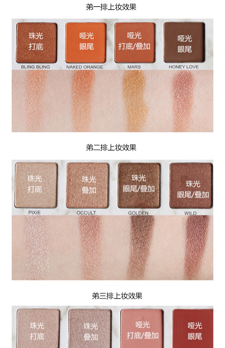 Thái Lan Chính hãng Mới Sienna Maple Leaf Eye Shadow Marble Eye Shadow Pearlescent Matte Lâu dài bắt đầu Bảng phấn mắt etude house phấn mắt