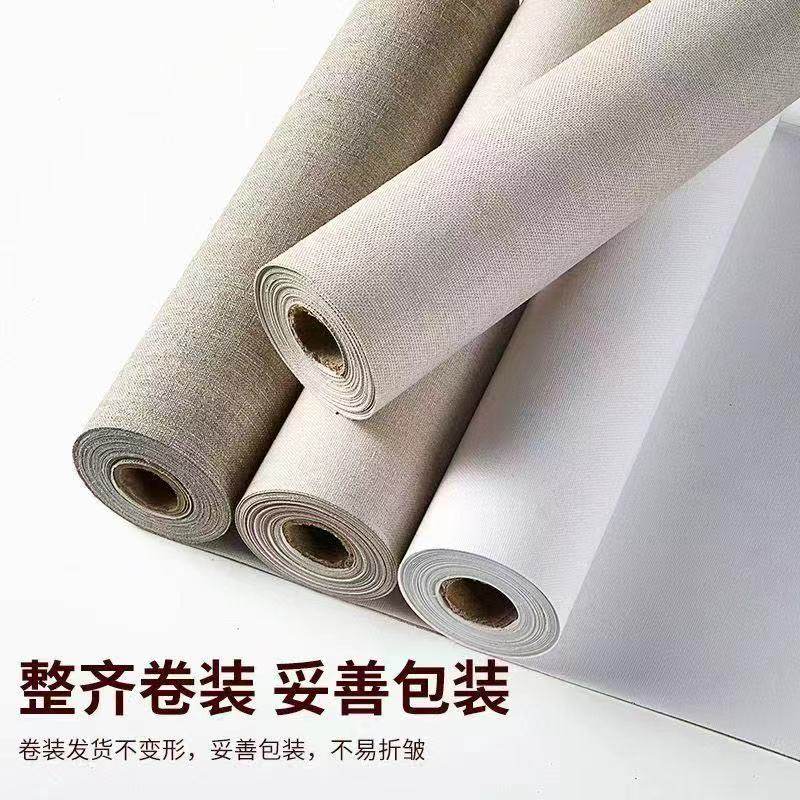 油絵用キャンバス、純綿油絵用キャンバス、麻油絵用キャンバス、コーティングキャンバス、美術愛好家のための油絵用キャンバスロール