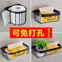 Non-perforated creative waterproof tissue holder Toilet paper box Toilet tissue box Toilet toilet paper shelf pumping paper box