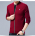 Playboy mùa xuân và mùa thu rắn màu len cardigan áo khoác quần áo len knitsweater nam zip-up nam cardigan của. 