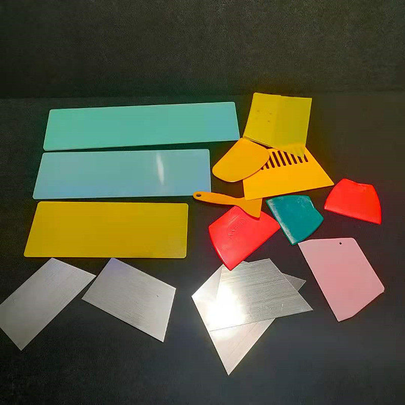 Скребка 汽车钣金腻子大刮板 绝缘板绿色树脂板原子灰刮刀漆工刮灰刀工具 Beauty light