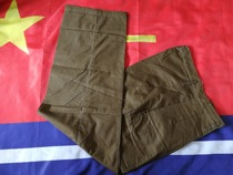 New 55-year-old summer uniform Plain cloth pants Khaki cloth pants No 3