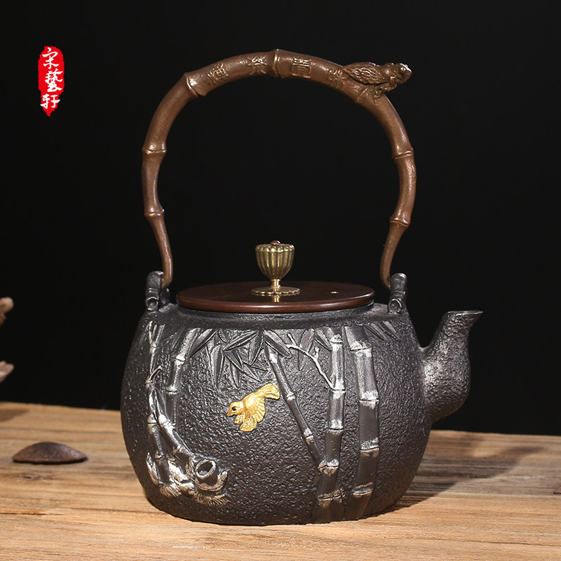 Guishantang pure handmade uncoated iron pot tea special tea maker Japan imported mini cast iron iron teapot