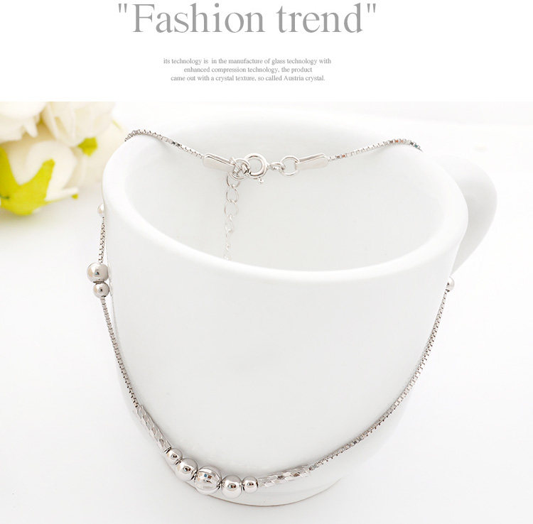 Bracelet de cheville Femme OTHER   en Argenterie - Ref 3103876 Image 22