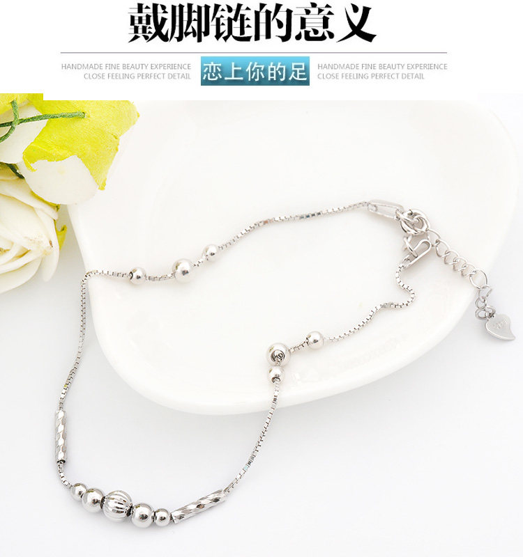 Bracelet de cheville Femme OTHER   en Argenterie - Ref 3103876 Image 20