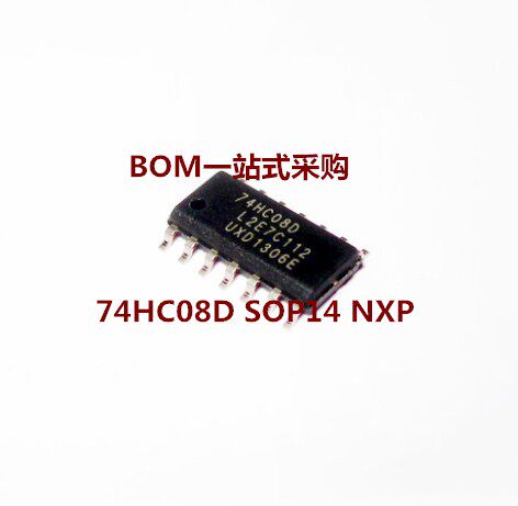 SN74HC08DR SOP-14 74HC08D four-two input with door logic chip 1 = 10 only