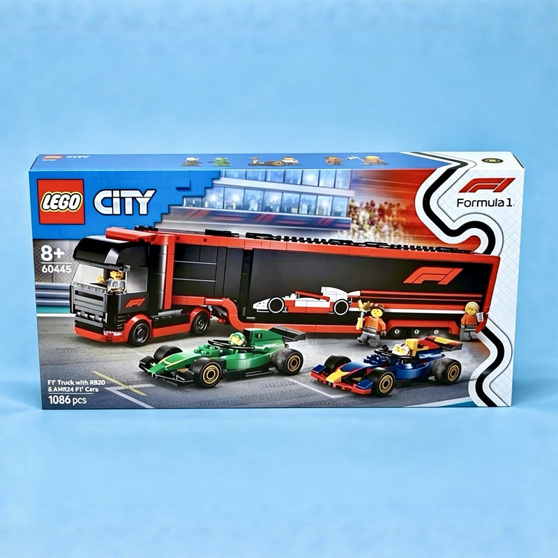 Lego 60445 Red Bull Rb20 and Aston Martin Amr24 Truck and F1 Racing Car Building Blocks Lego 60445 Red Bull Rb20 and Aston Martin Amr24 Truck and F1 Racing Car Building Blocks