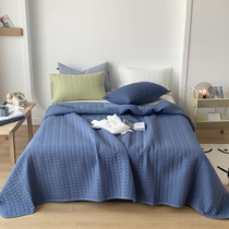 Pure cotton wash cotton bedcover single piece of foreign trade 100 full cotton quilted clamp double face 2022 new Korea