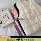 [Живая комната благополучие] Детская осень и зимний стиль, облачный, облачный, мягкий хлопковой жилет, жилеты детская одежда, простой случайный стиль