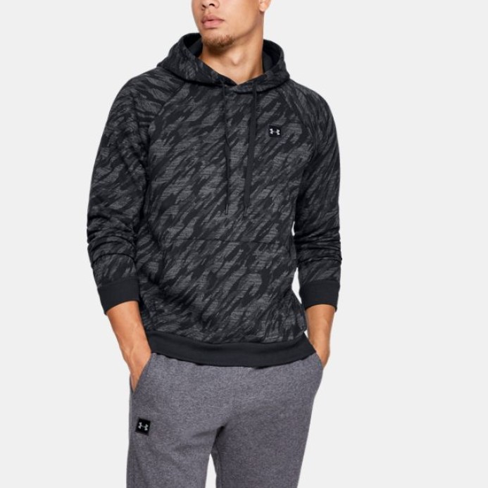 UA Rival Một chiếc áo len thể thao nam Dema ngụy trang Lông cừu ấm áo khoác nữ hoodie
