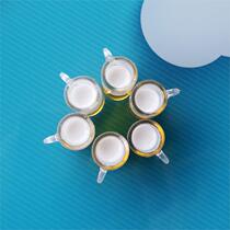 Miniature beer mug Model 1:12dollhouse doll house accessories mini food play scene Pocket toy