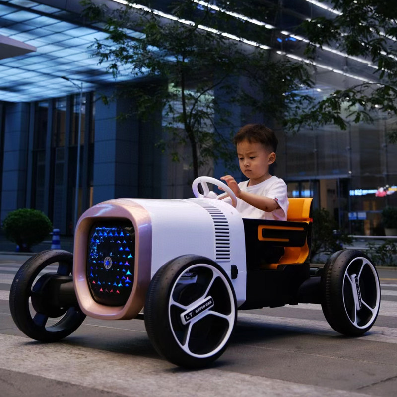Mercedes concept car children's electric car four-wheeled car with remote control 1-8 years old male and female baby toy car can sit people