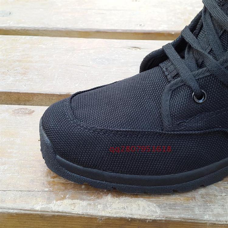 Bottes militaires pour homme en toile - Ref 1397770 Image 10