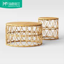 Marchfil Coffee Table Nordic simple modern living room TV cabinet combination corner a few small apartment type creative table