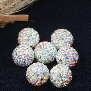 Soft pottery color diamond ball pointed bottom drill ball color white colorful white shiny dense diamond DIY bracelet necklace beaded accessories