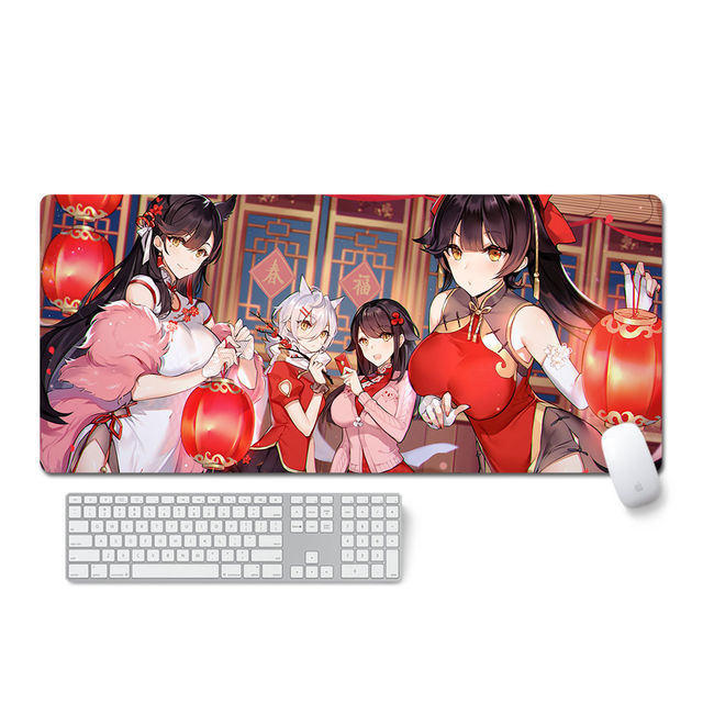 AzurLane Animation Peripheral Azur Lane Extra Large Anti-Slip Mouse Pad Ship Girl Two-dimensional Game Desk Mat