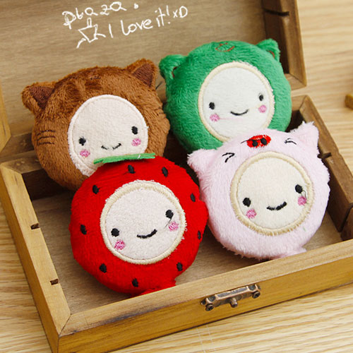 Han Edition Super Q Cartoon Animal Plush Measuring Tape Plastic Ruler Amount Clothes Measuring Waist Circumference Leather Ruler Soft Ruler Weight Loss Ruler Chest Circumference