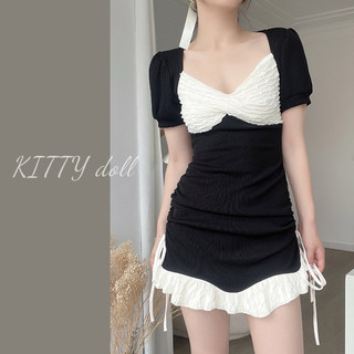 One-Piece Swimsuit for Women, Summer 2025 New Popular Style, High-End Feel, for Slightly Chubby Girls, Covers the Body, Looks Slimming, Sexy Swimwear