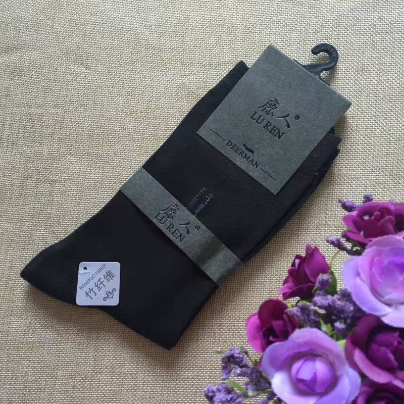Deer man vớ vớ nam sợi tre vớ vớ cotton mùa thu và mùa đông vớ mồ hôi khử mùi nam kinh doanh vớ nam tất vớ