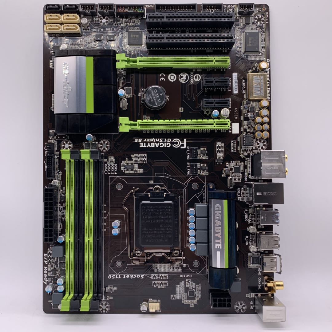 https://img.alicdn.com/imgextra/i2/198072778/O1CN01DLpzCB1WOMmR5yHY0_!!198072778.jpg 【石頭記數碼】Gigabyte/技嘉 G1.Sniper B5臺式機1150針DDR3主板HDMI支持B85Z97