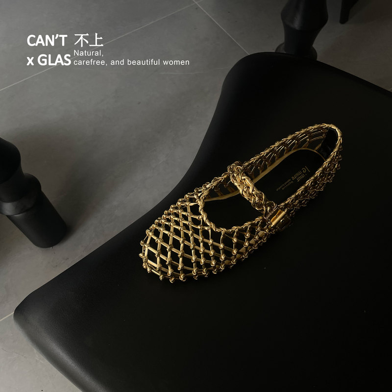 Can'T X Glas Time Weaving | Retro Futurism Architectural Aesthetics Handmade Mary Jane Shoes Can'T X Glas Time Weaving | Retro Futurism Architectural Aesthetics Handmade Mary Jane Shoes