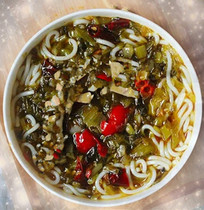 Shaanxi Ankang specialty handmade spicy and convenient old altar sauerkraut beef rice thread 280g * 5