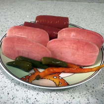 Shaanxi specialty Ankang homemade farmhouse Pickles sour jar bubble cowpea sour radish pickled vegetables 500g