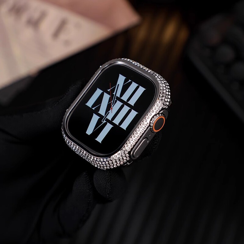 Star Chart 1234Ultra49Mm Aluminum Alloy Flash Zircon Diamond Protective Case Frame Shell for Apple Watch Strap Applewatch Trendy Stylish High-End Feel for Men and Women Metal Anti-Scratch Anti-Drop Star Chart 1234Ultra49Mm Aluminum Alloy Flash Zircon Diamond Protective Case Frame Shell for Apple Watch Strap Applewatch Trendy Stylish High-End Feel for Men and Women Metal Anti-Scratch Anti-Drop