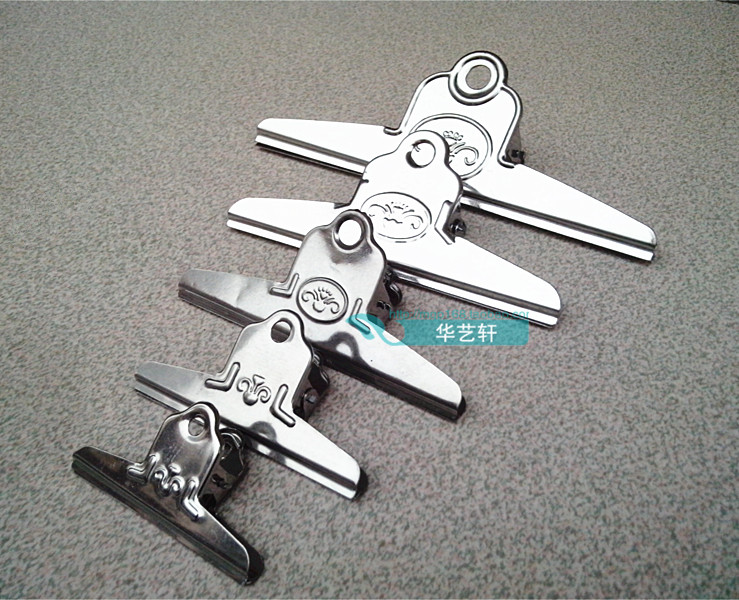 Multifunction Folder Subs Big Number Instruments Clip Folder stainless steel clips Iron clips Mountain-shaped clip stationery