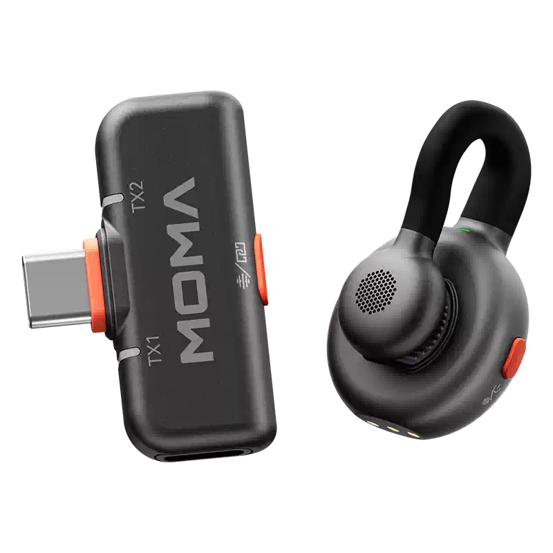 MOMA猛玛Lark MIX无线领夹麦克风直播降噪收音麦克风双人收音一拖二适用