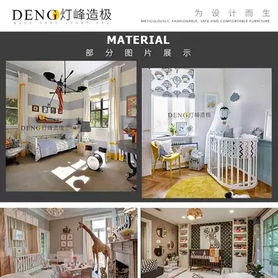 儿童房图片集男孩女孩幼儿少年房间小卧室内设计资料参考睡房039