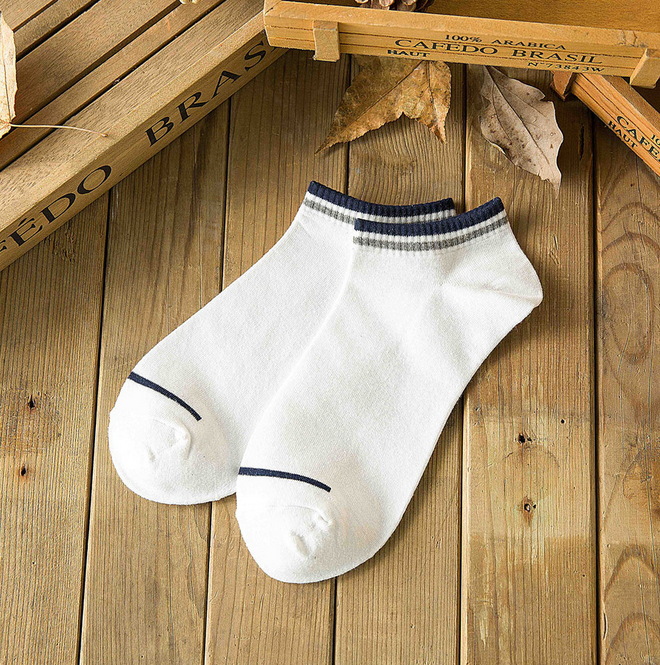 5 đôi vớ nam cỡ lớn 43 44 45 46 47 48 bông thêm số lượng lớn cộng với phân bón để tăng wa thấp tất chân nam