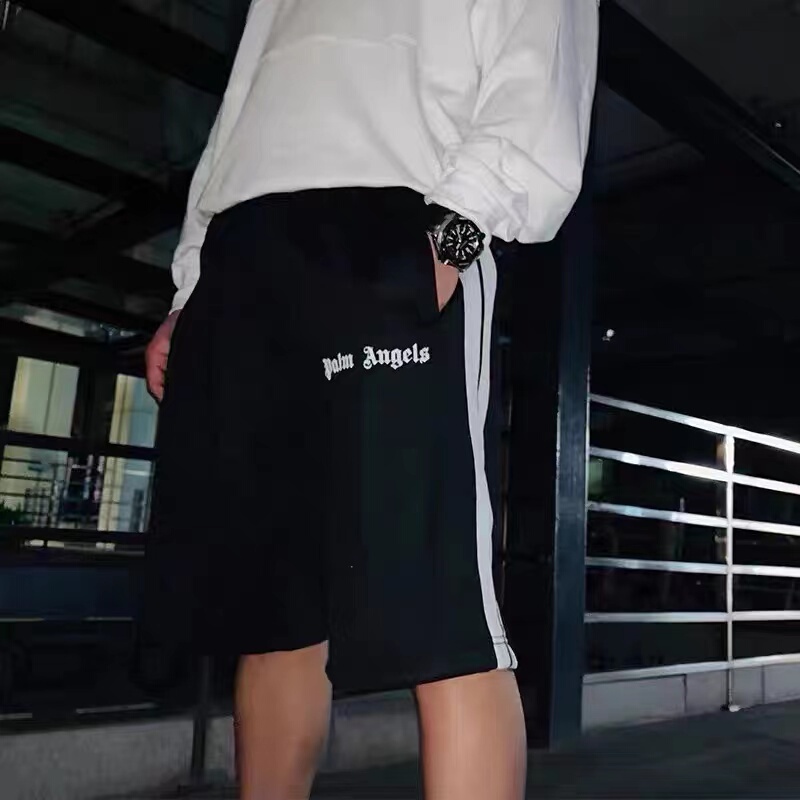 [in Stock] Palm Angel Pa New Style Side Stripe Unisex Loose Casual Retro Sports Shorts